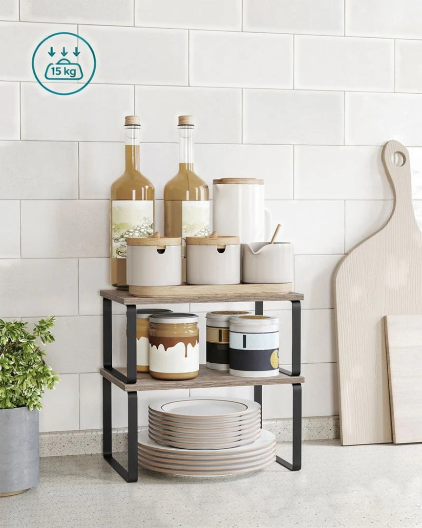 Stackable Kitchen Counter Shelves Set of 4 – product view 22 | Amaraloft