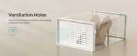 Stackable Shoe Storage Organizers, 12 Or 18 Count Clear Shoe Boxes - product photo 66