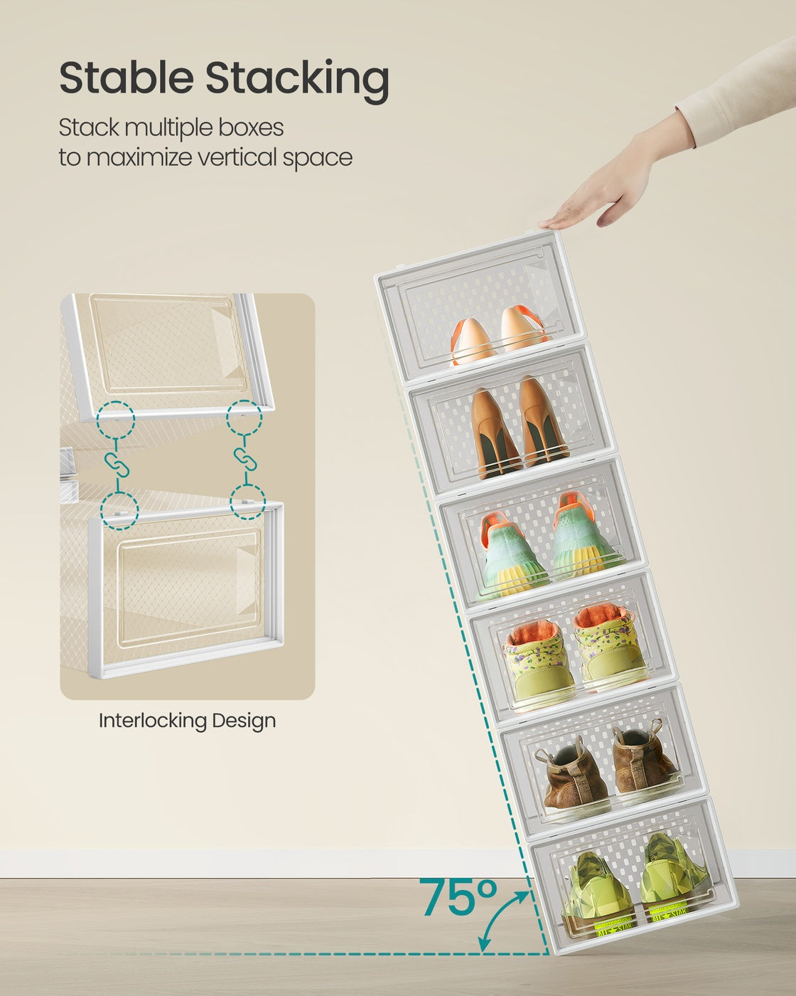 Stackable Shoe Storage Organizers - product photo 33