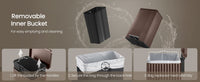 Stainless Steel Garbage Can With Lid And Removable Inner Bucket - product photo 79
