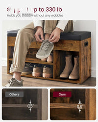 Shoe Storage Bench With Cushion – product view 10 | Amaraloft