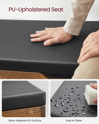 Shoe Storage Bench With Cushion – product view 11 | Amaraloft