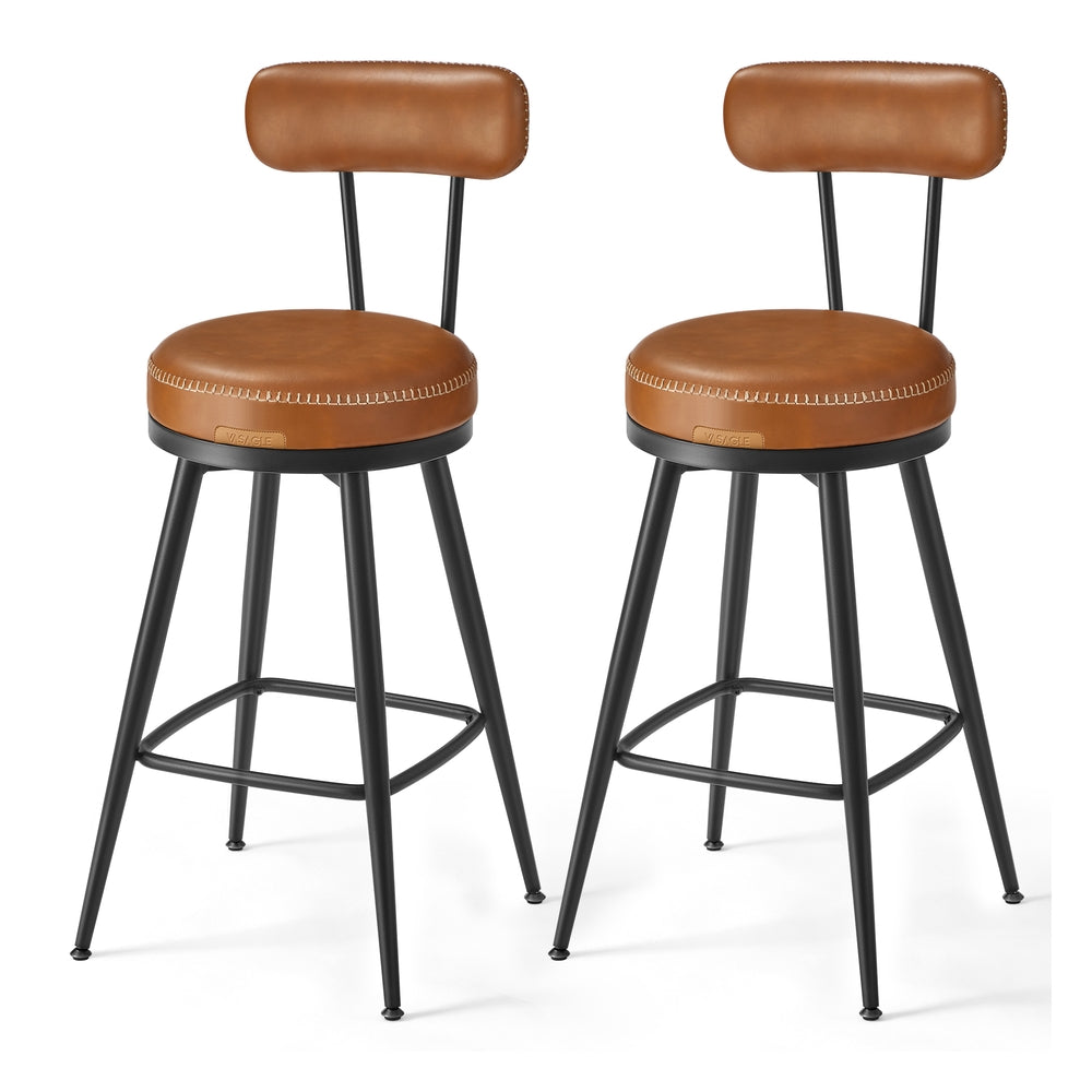 Swivel Bar Stools With Backs - product photo 01