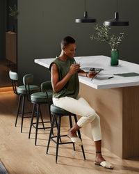 Swivel Bar Stools With Backs - product photo 11