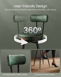 Swivel Bar Stools With Backs - product photo 16