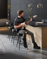 Swivel Bar Stools With Backs - product photo 20