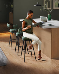 Swivel Bar Stools With Backs - product photo 29