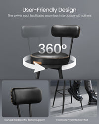 Swivel Bar Stools With Backs - product photo 43