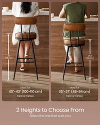 Swivel Bar Stools With Backs - product photo 54