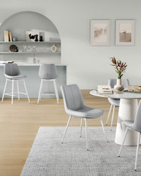 Synthetic Leather Bar Stools With Back - product photo 122