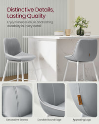 Synthetic Leather Bar Stools With Back - product photo 124