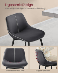 Synthetic Leather Bar Stools With Back - product photo 33