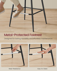 Synthetic Leather Bar Stools With Back - product photo 80