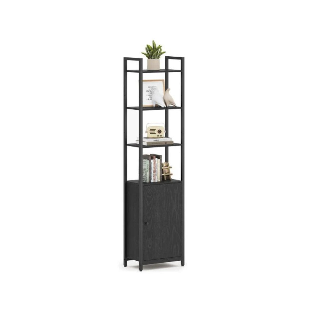 6 Tier Bookcase With Door – product view 2 | Amaraloft