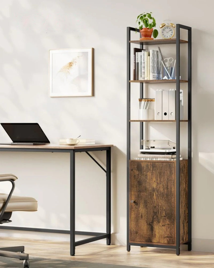 6 Tier Bookcase With Door – product view 3 | Amaraloft