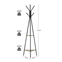 Tapered Triangle Coat Rack Stand - product photo 16