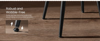 Upholstered Kitchen Stools With Steel Legs, Set Of 1, 2 Or 4 - product photo 58