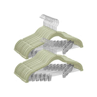 Velvet Pants Hangers With Adjustable Clips Set – product view 8 | Amaraloft