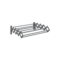 Wall Mounted Clothes Drying Rack Expandable 9 Rod Steel Airer – product view 2 | Amaraloft