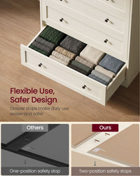 Wood Dresser With Spacious Drawer Storage - product photo 04