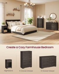 Wood Dresser With Spacious Drawers, 31.5 Or 47.2 Inch Bedroom Chest - product photo 17