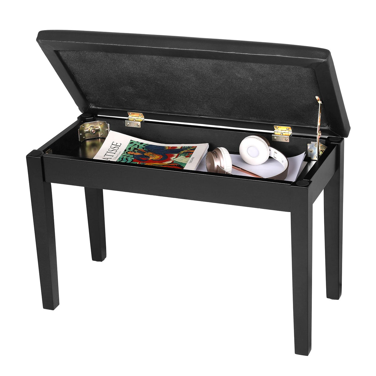 Wooden Duet Piano Bench - product photo 05
