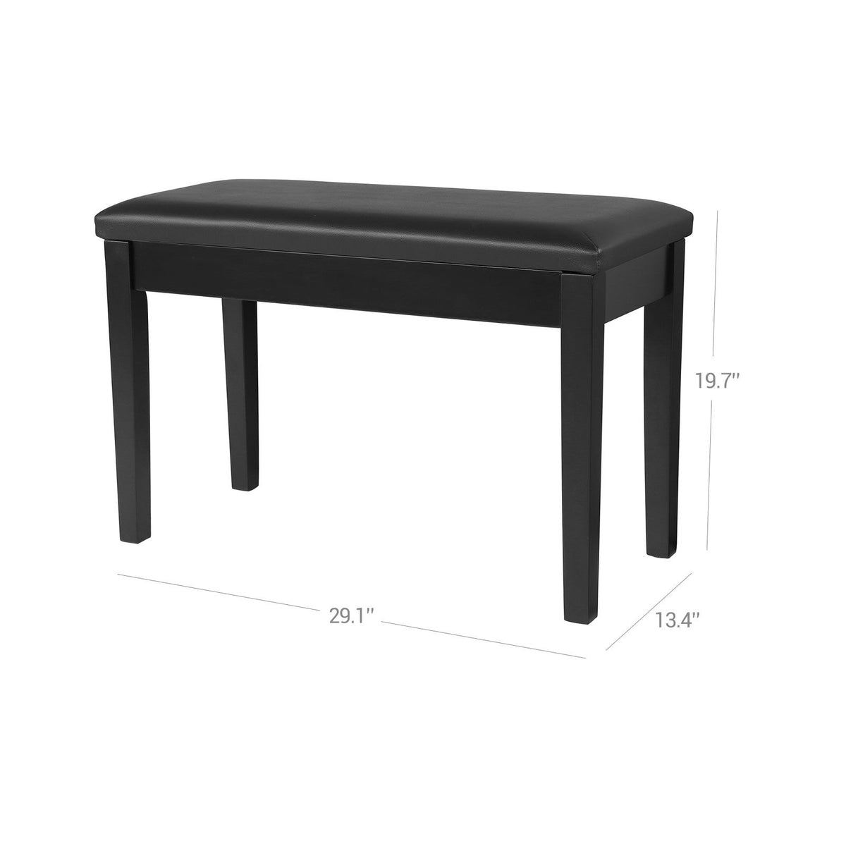 Wooden Duet Piano Bench - product photo 08